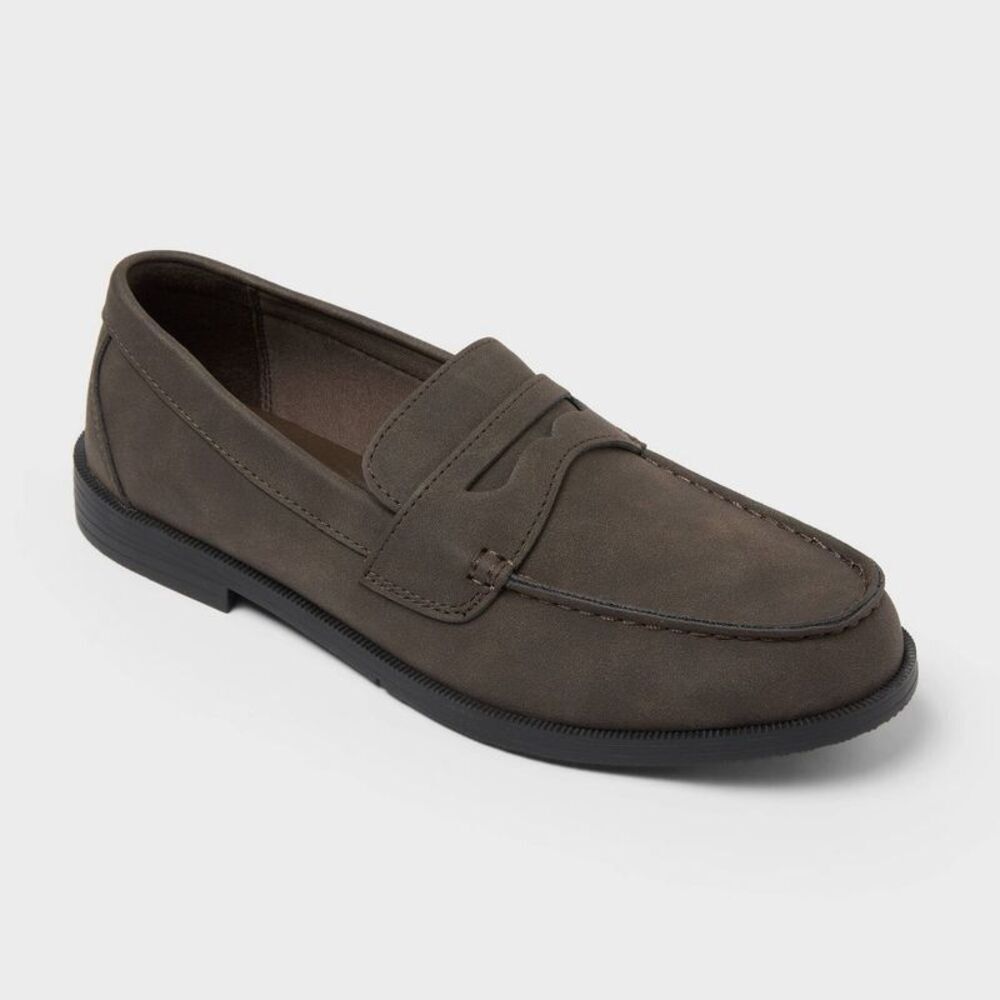 Men's Orson Penny Loafer - Goodfellow & Co Dark Brown 8